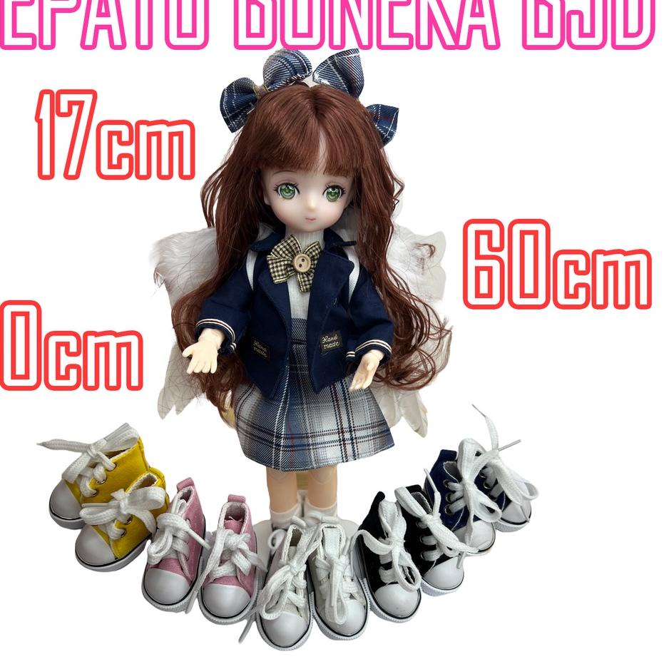 Sepatu Boneka Yuna Bjd Doll DIY 17, 30, 60 cm ,.