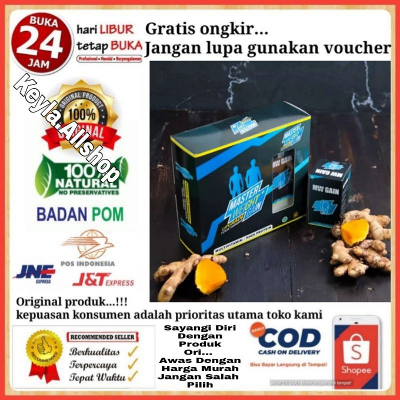 MW Gain Asli obat MW Gain kapsul penggemuk badan ori