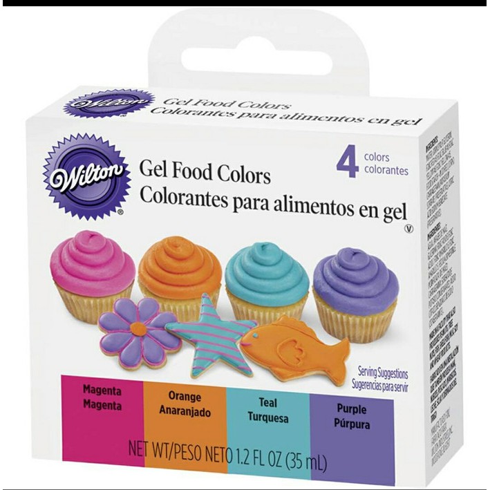

Wilton Neon Gel Icing Color Set-4