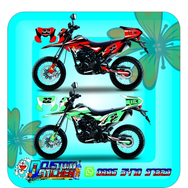 DECAL KLX DTRACKER DECAL KLX DTRACKER FULL BODY