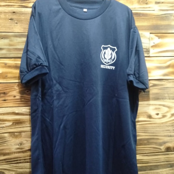 Kaos Security/Satpam Biru Pendek