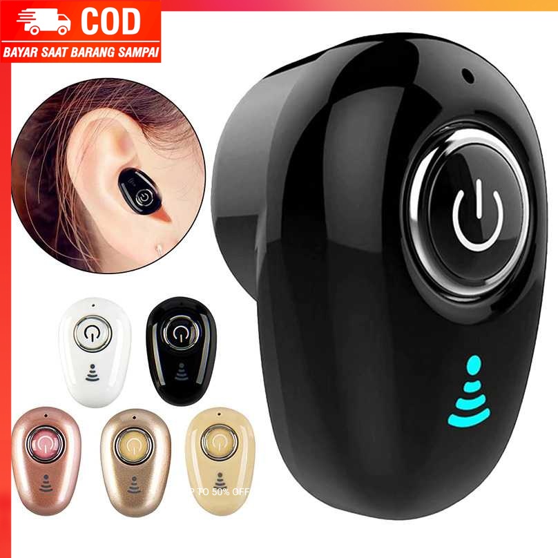 (1005 BARANG ORI) IRONGEER Mini Bluetooth Earphone Handsfree Headset with Mic - S650+