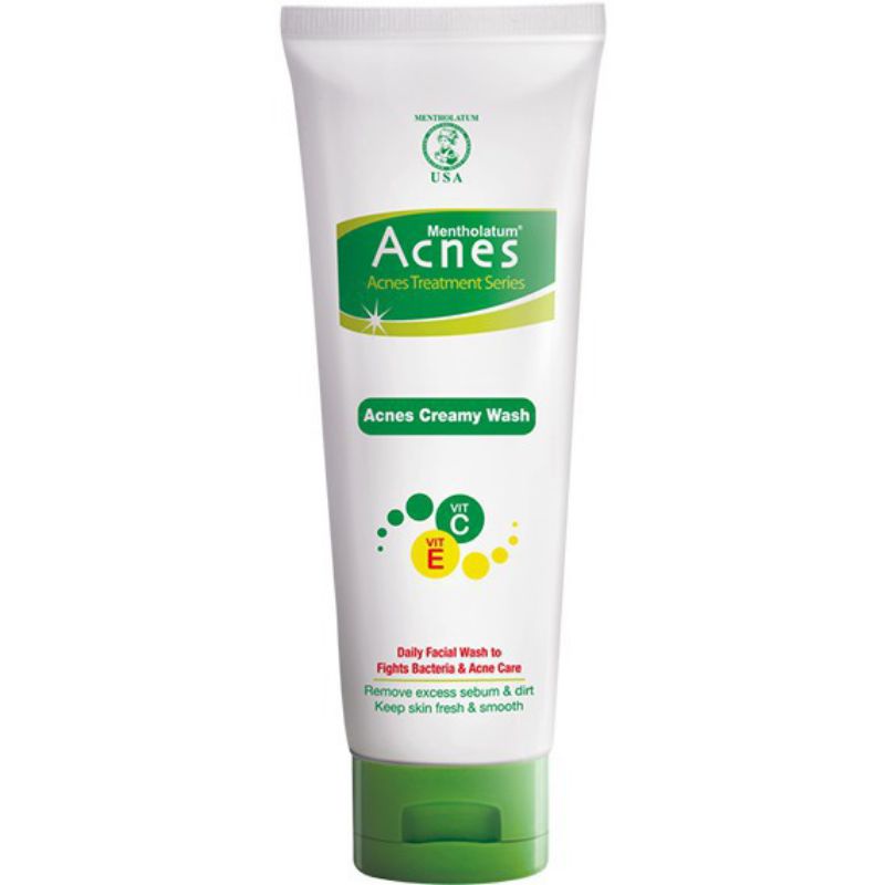 acnes creamy wash 100gr/facial wash/acnes