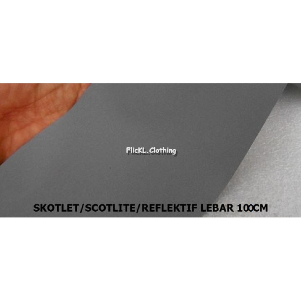 Bahan Kain Reflektif Reflective Scotchlite Skotlet Scotlite Scotlight Kain Safety Proyek Lebar 1M