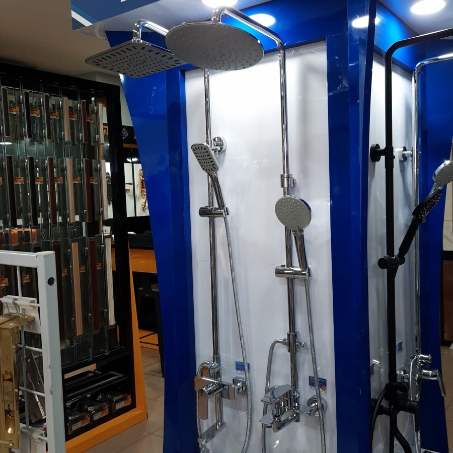 BREZIO FCBZ 1203 SHOWER TIANG COLUMN SET KERAN KRAN PANAS DINGIN MANDI