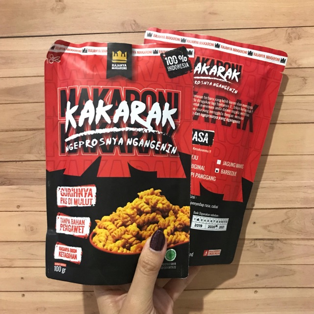 

Makaroni Kakarak Fusilli Pasta Premium - Rasa Barbeque