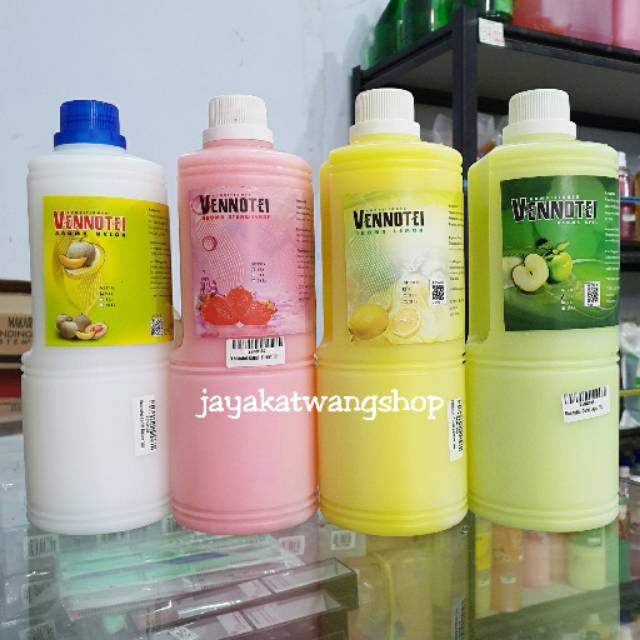 VENNOTEI CONDITIONER Botol Vennotel 1 L / 1000 ML Aroma Melon Strawberry Lemon Apel Kondisioner