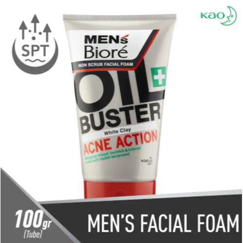 Biore Men Facial Foam Acne Defense 100g
