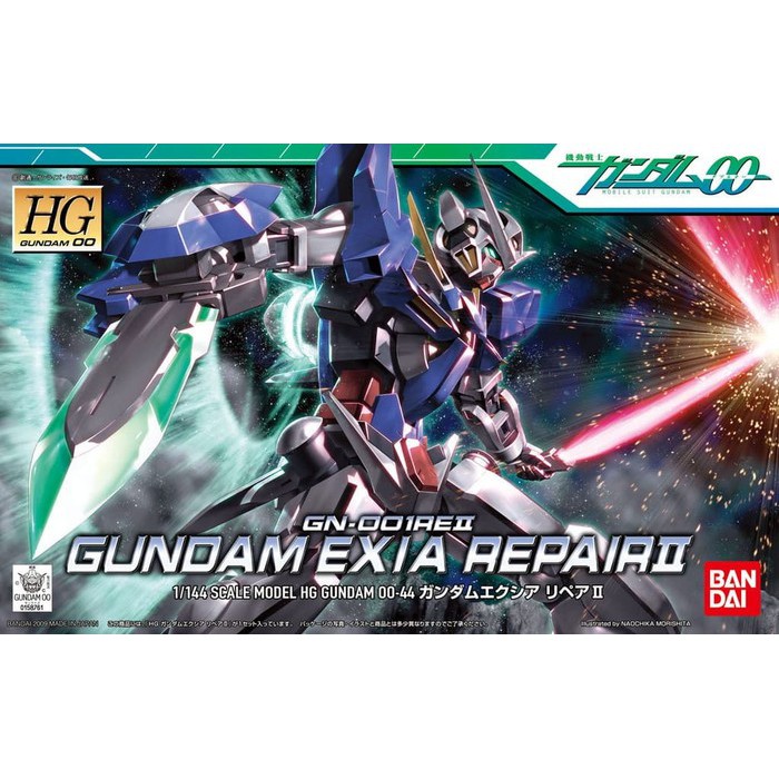 HG Gundam Exia Repair II Bandai model Kit Gunpla HGOO 44 HG00
