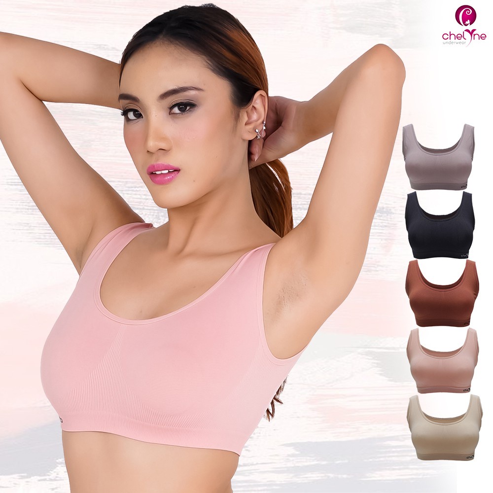 Miniset Chelyne Seamless Rajut Tanpa Busa X7038 Bra Remaja