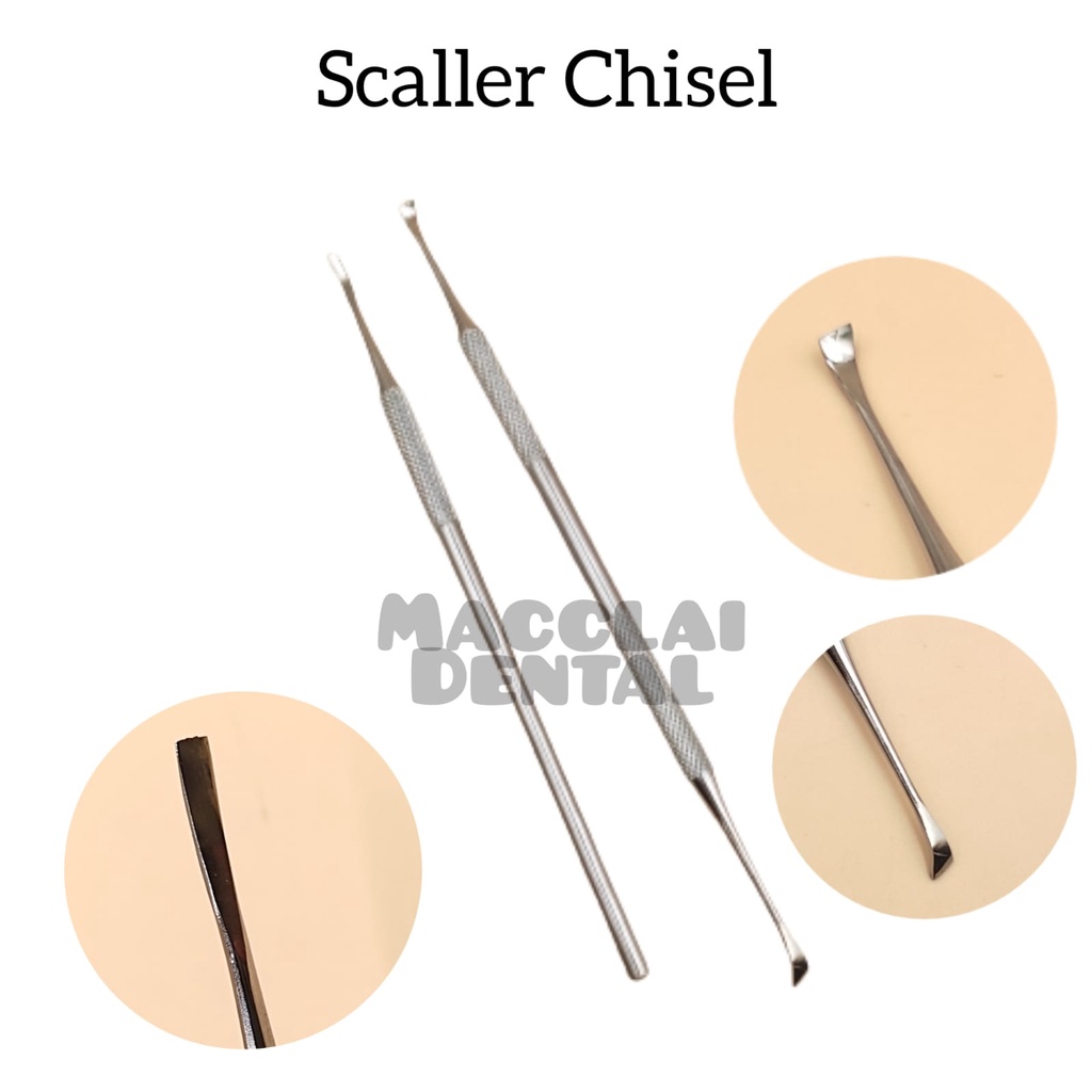 DENTAL SCALLER / SCALER CHISEL / SCALLER WING 2 SISI / DOUBLE ENDED
