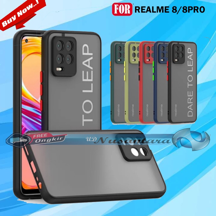 Casing Hybrid Realme 8 Realme 8 Pro Aero Hard Case Fuze Protect Camera