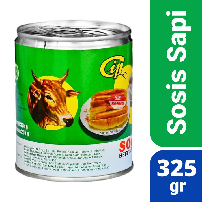 Sosis Sopini Daging Sapi - Kaleng 325 gr BPOM RI