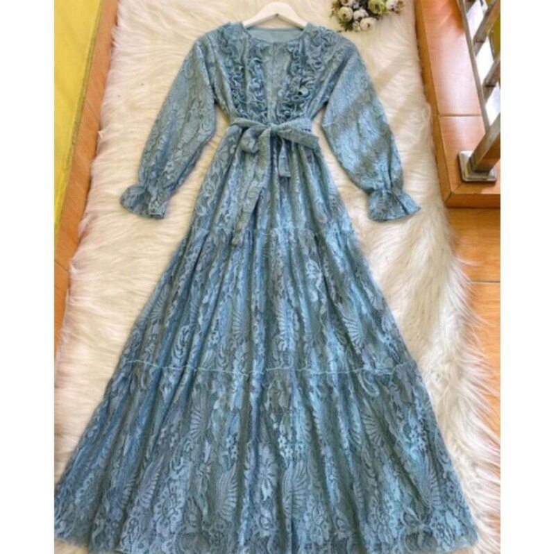 Marsha Dress Brukat / Baju pesta kondangan / gamis Brokat murah