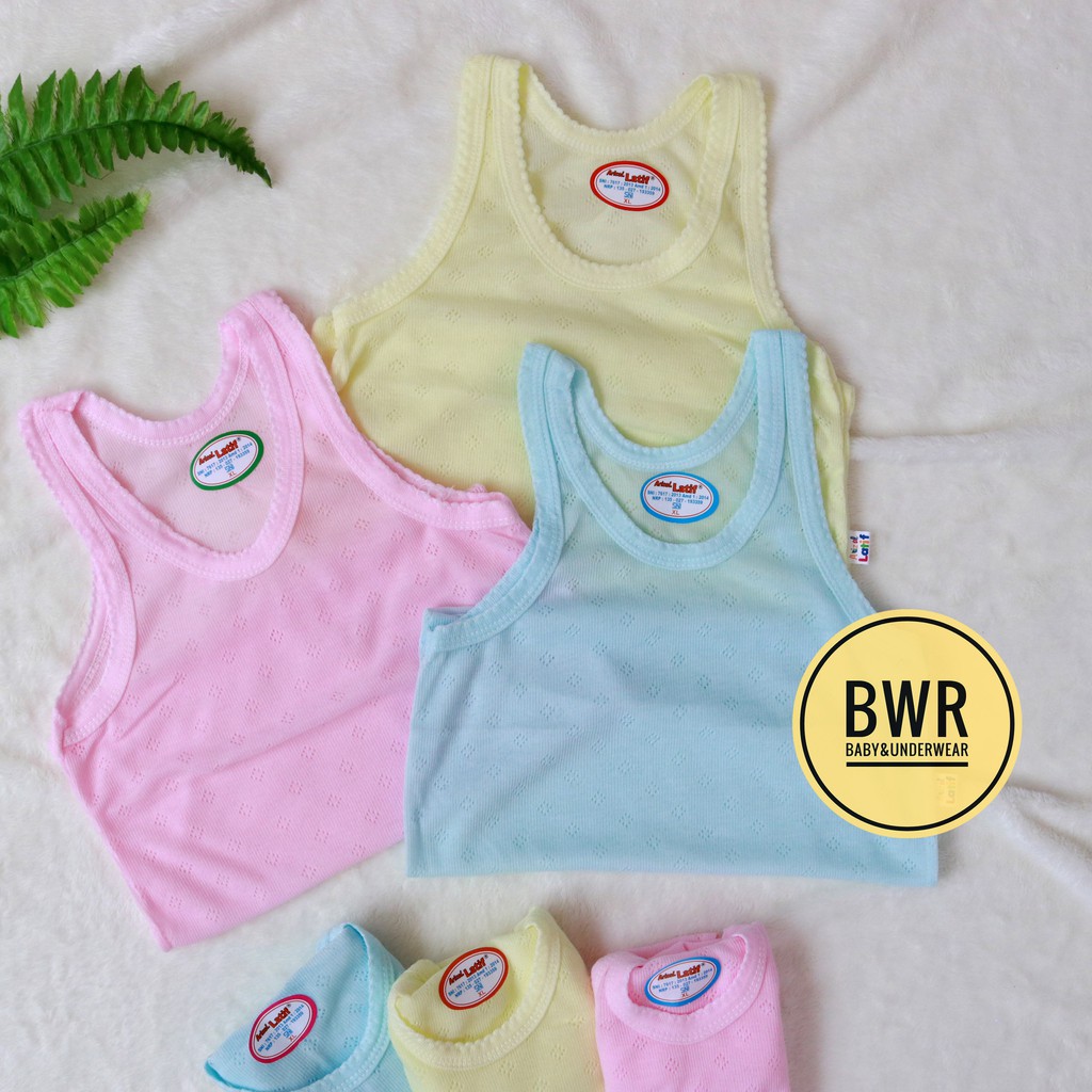 Singlet Latif BERPORI WARNA | Pakaian Dalam Kaos Kutung Anak Latif JALA || Bwr