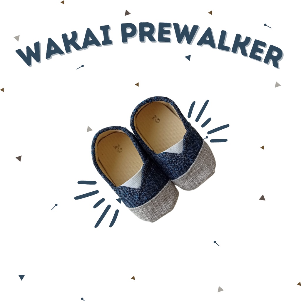 sepatu bayi anak cewek cowok 0 12 6 18 bulan sepatu bakpao anak prewalker bayi WAKAI PREWALKER