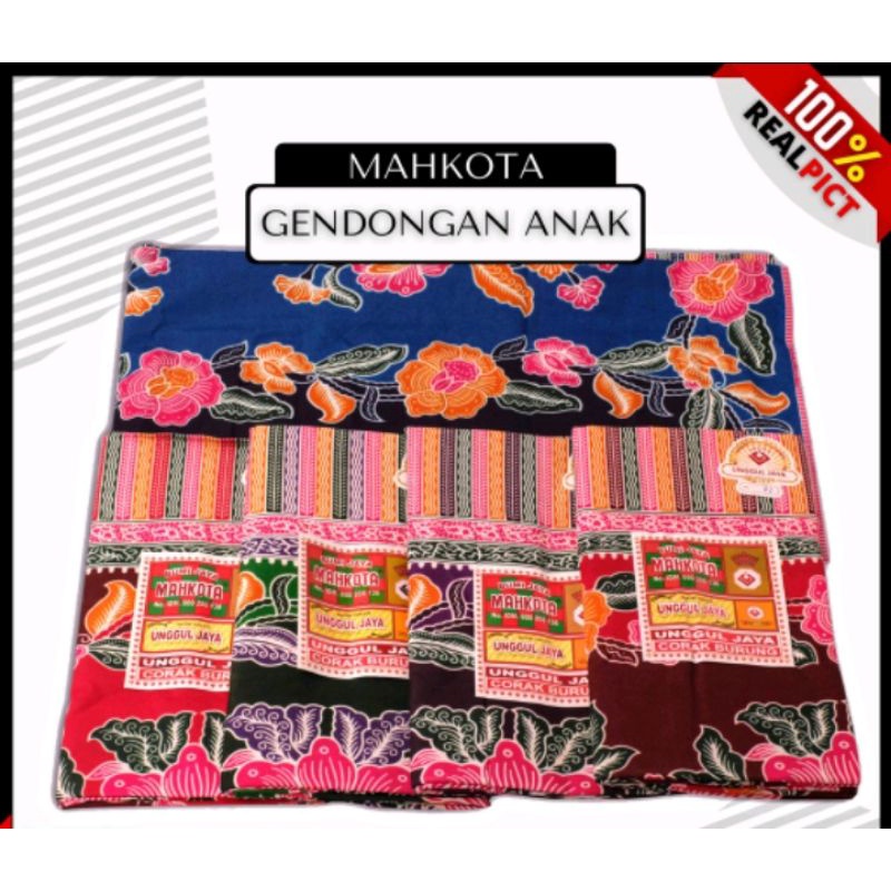 Selendang Bayi gendongan bayi Mahkota Unggul Jaya // Kain selendang panjang