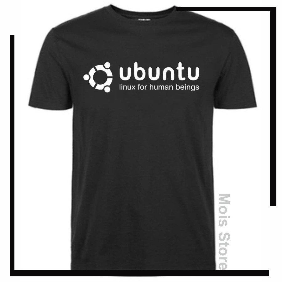 KAOS KEREN / IT / PROGRAMMER / LINUX UBUNTU LOGO