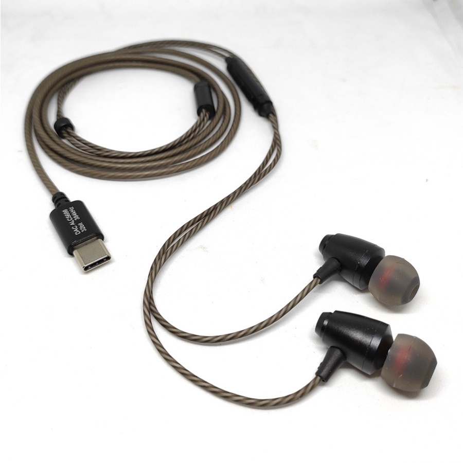 Custom Premium Bass Earphone Type C Jack Headset ALC5686 32bits 384kHz