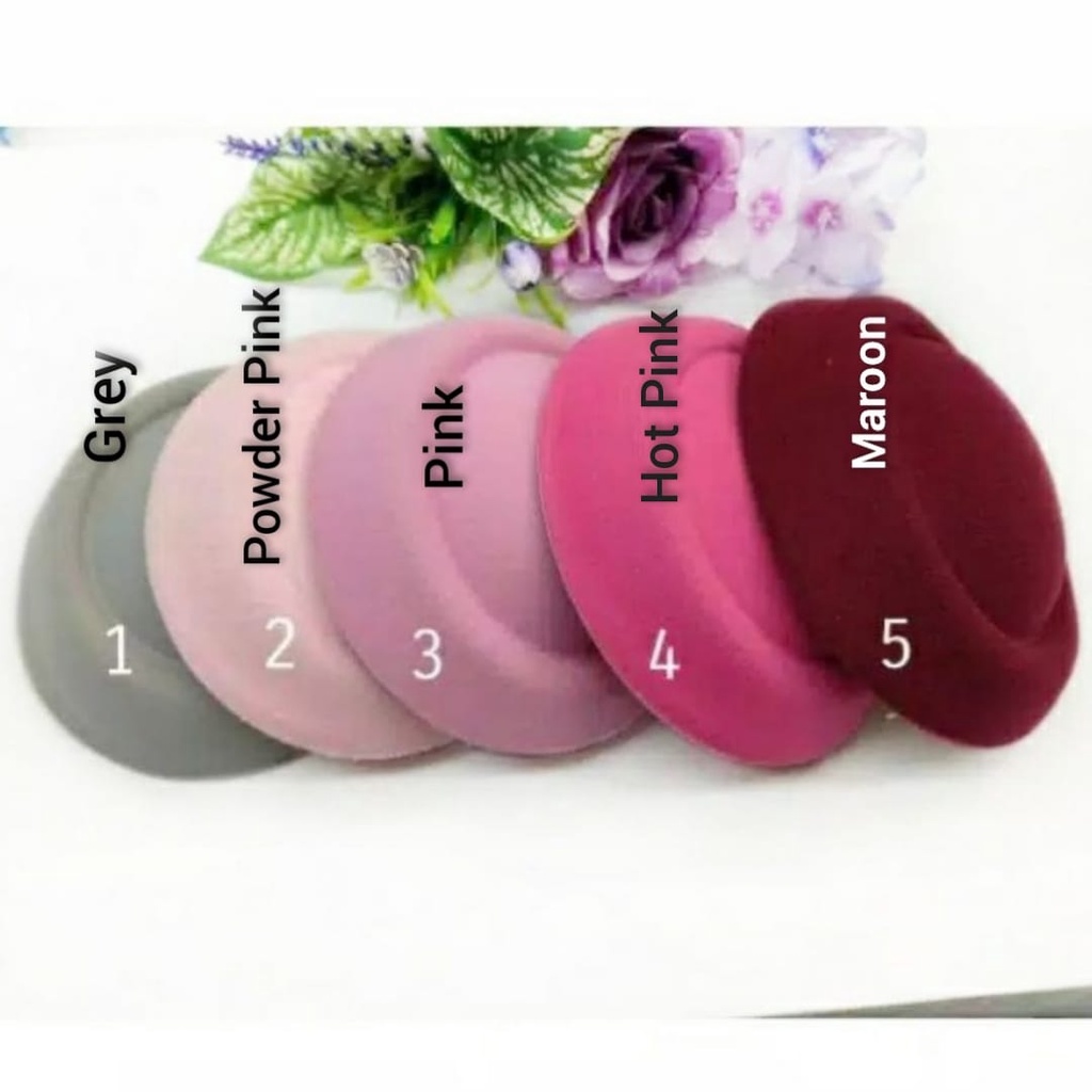 1 BUAH - TOPI MICHIKO SMALL BAHAN BLUDRU | BAHAN TOPI | HEADPIECE SMALL (-/+ 11 X 13 CM)