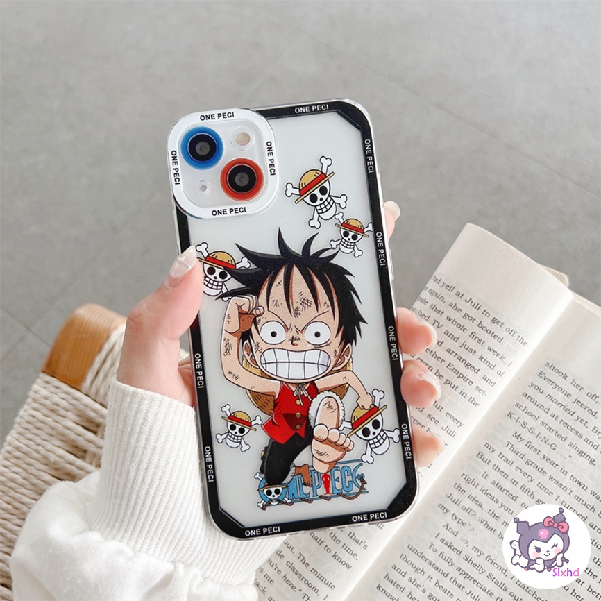 Redmi Note 11 11s 10 9 8Pro Redmi 10C 10 9C 9A 9 Xiaomi 11Lite 11T Pro Mi Poco X3Pro NFC Cartoon Fashion One Piece Lens Protection Phone Case Soft Anti-drop Protective Cover