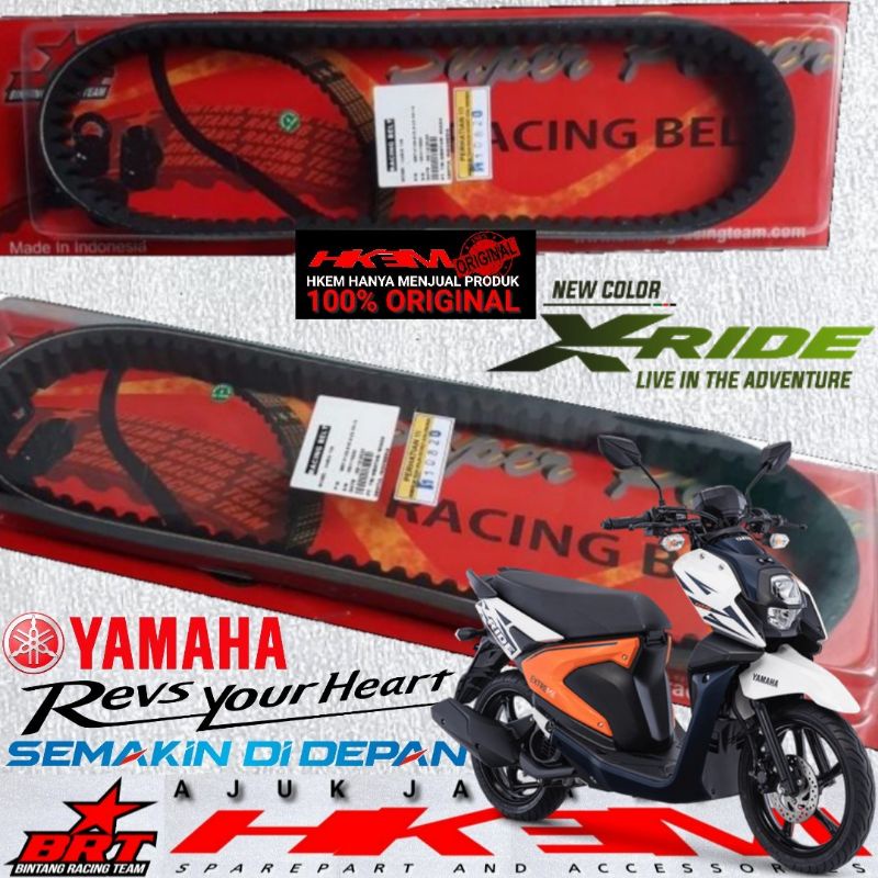 VBELT BRT 2PH BRT ORIGINAL V-BELT X RIDE 125 XRIDE FINO RACING BELT MIO M3 SOUL GT 125 V-BELT BRT