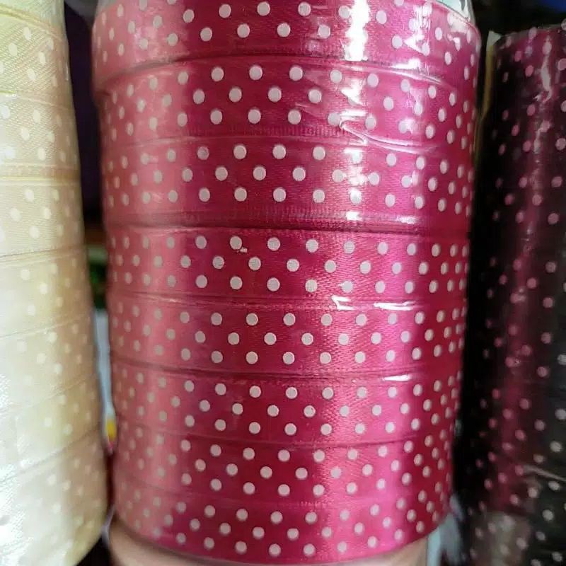 Pita Satin Polkadot 1/2 Inch 1,25cm 20yard