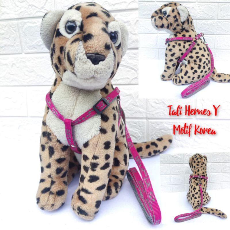 Tali Harness Y Motif Korea Bolak Balik Kucing