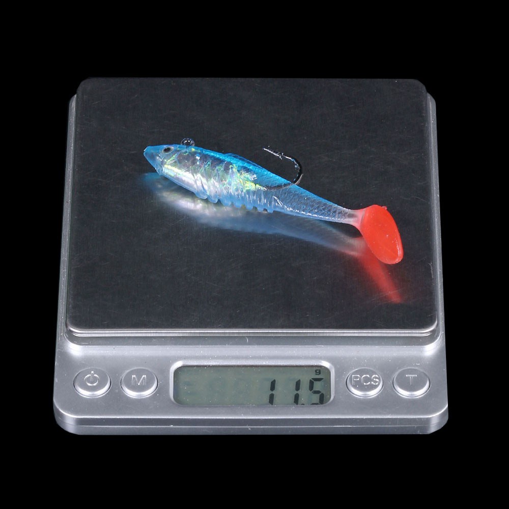 (Ready Stock) Hengjia 5pcs / Lot Umpan Pancing Soft Bait Bentuk Ikan Imitasi 11.5g 19.8g