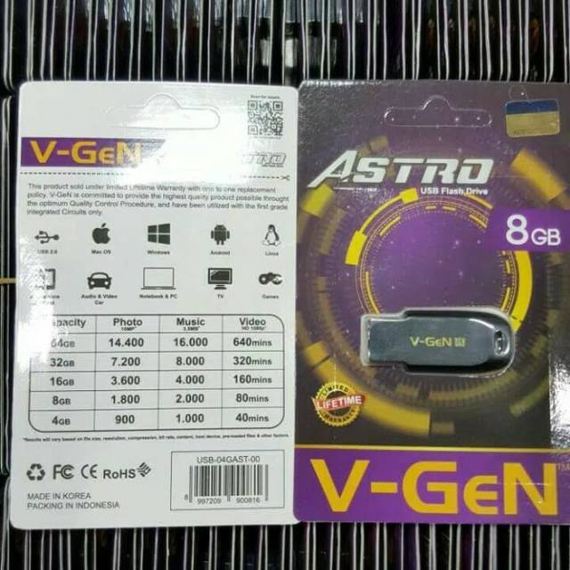 Usb flashdisk V-Gen astro 8gb