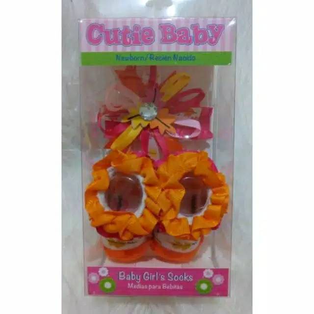 kaoskaki/sepatu baby set dengan bandana