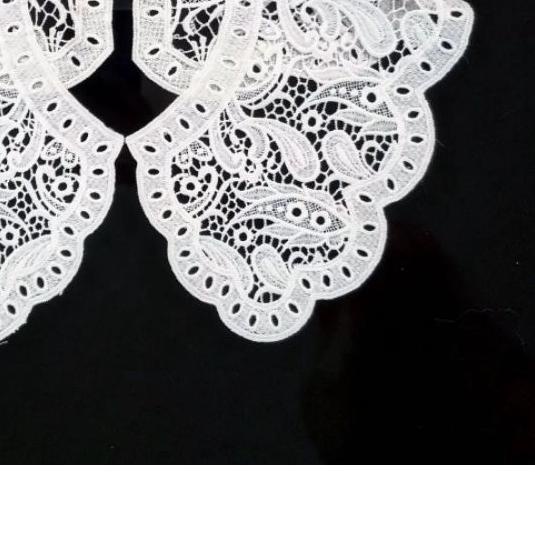 ➼ renda kerah lebar ☄