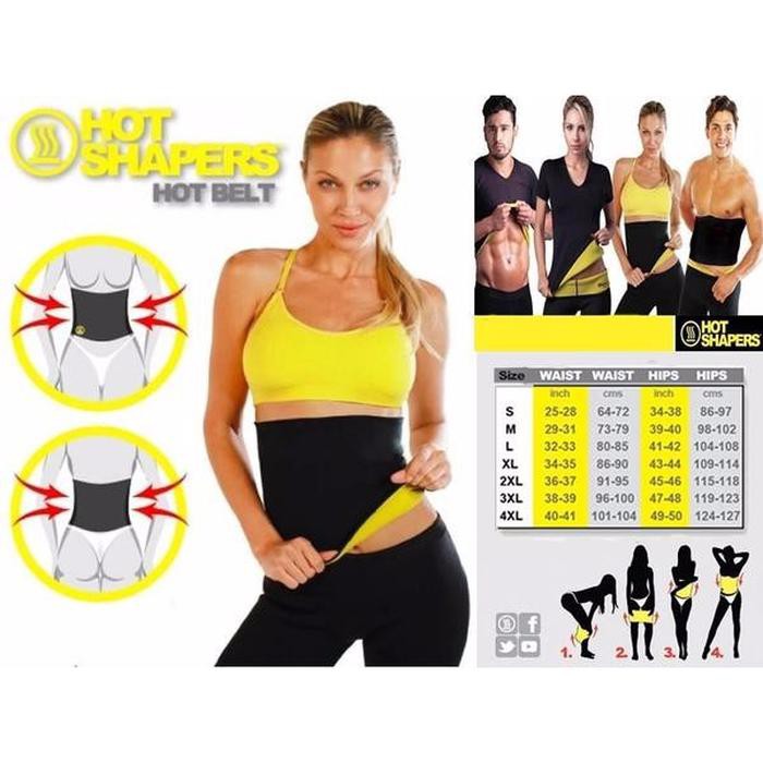 Awas Palsu Hot Shapers Pembakar Lemak Korset Pria Wanita Slim Waist A1 Shopee Indonesia