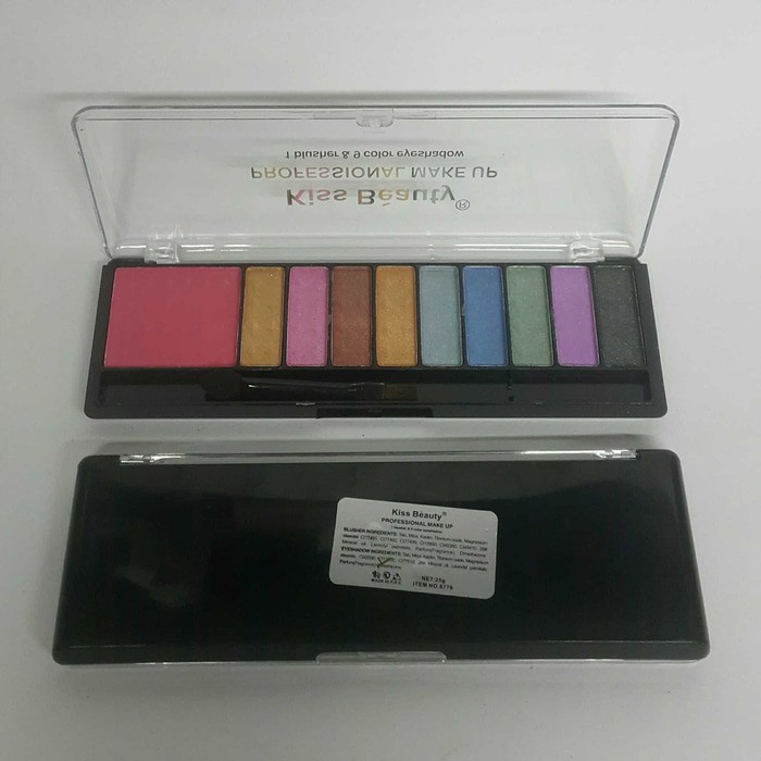 EYESHADOW KISSBEAUTY 1BLUSHER&amp;9 COLOR NO 4