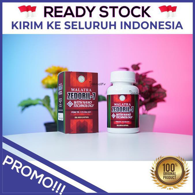 Obat Herbal Kista Zedoril 7 Walatra - Original Asli Kapsul Zedoril7