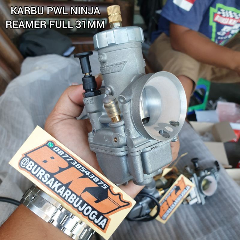 karbu pwl ninja 31mm reamer full keihin thailand bkj bursakarbujogja