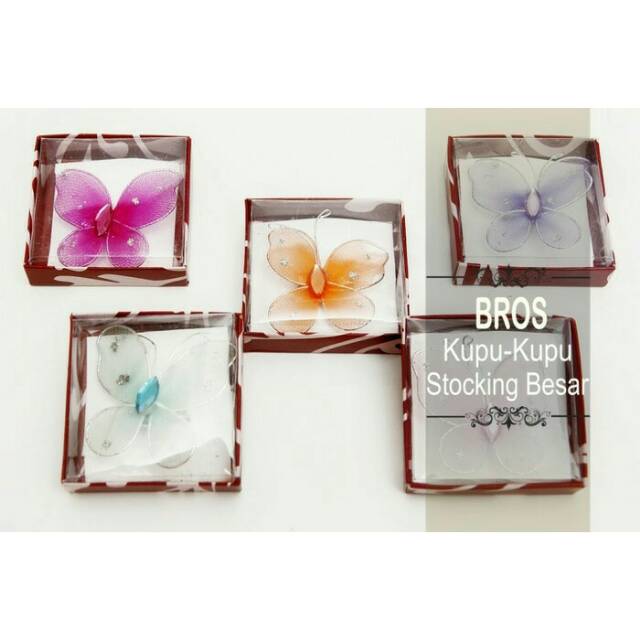 SOUVENIR PERNIKAHAN BROS KUPU-KUPU STOCKING KECIL / BESAR / SOUVENIR BROS / SOUVENIR BROS KUPU-KUPU