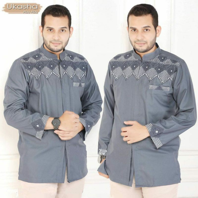 Baju Koko Pria Toyobo Bordir