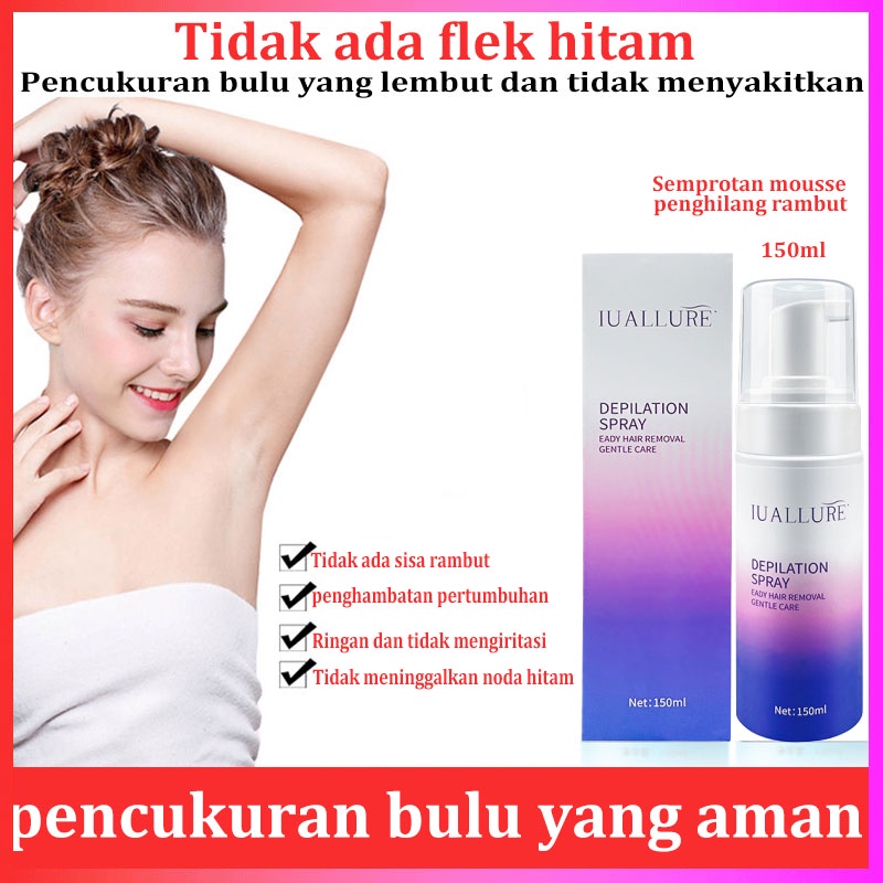 150ml hair removal spray penghilang bulu ketiak hair removal penghilang bulu baju  hair removal bagian pribadi penghilangan rambut tanpa rasa,menghambat pertumbuhan rambut