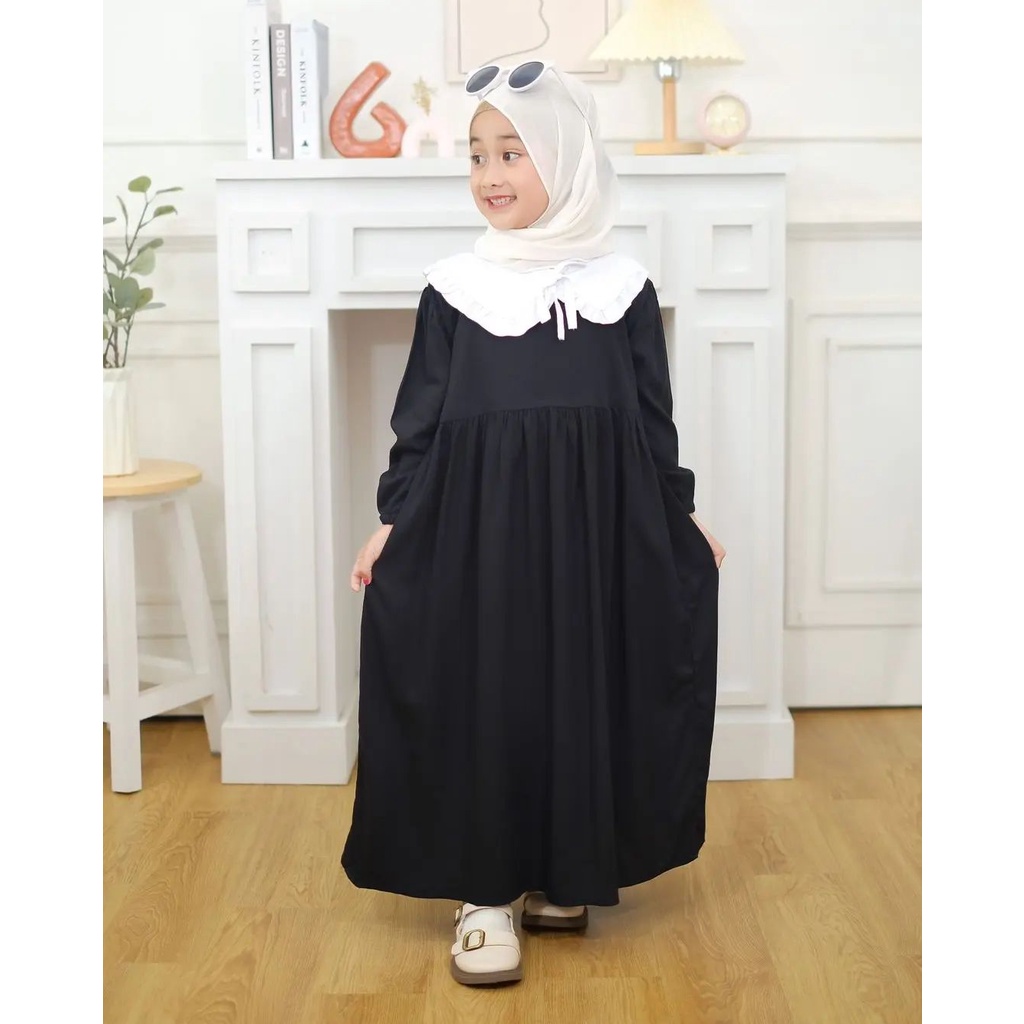 Grosir GAMIS ANAK SHAFEA KATU JEPANG LOKAL  / DRESS ANAK KATUN Elegan