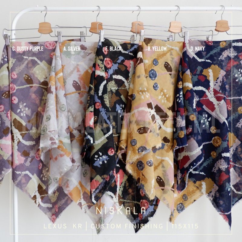 hijab segi empat dobby