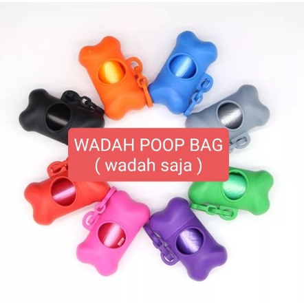 Tempat Pop Bag Dispenser Wadah Poop Bag Kecil Model Tulang Tempat Kantong Sampah Roll Kecil Boneka