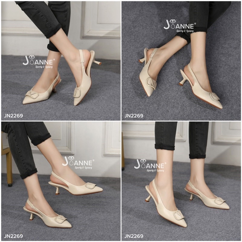 JOANNE Slingback High Heels Shoes JN2269 [ORIGINAL BRAND]