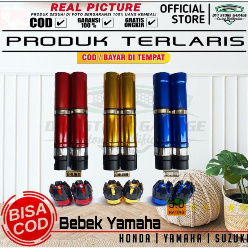 Cover Shock Sok Plus Jalu As Roda Depan Variasi Part Bebek Yamaha | Jupiter Z/z1/110/115 | Jupiter M