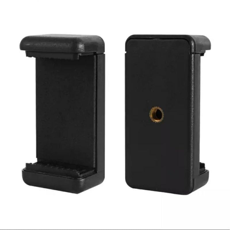 dual port phone U holder hp tripod universal holder 2 lubang