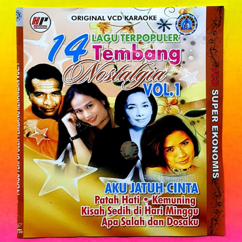 original vcd karaoke lagu terpopuler tembang nostalgia