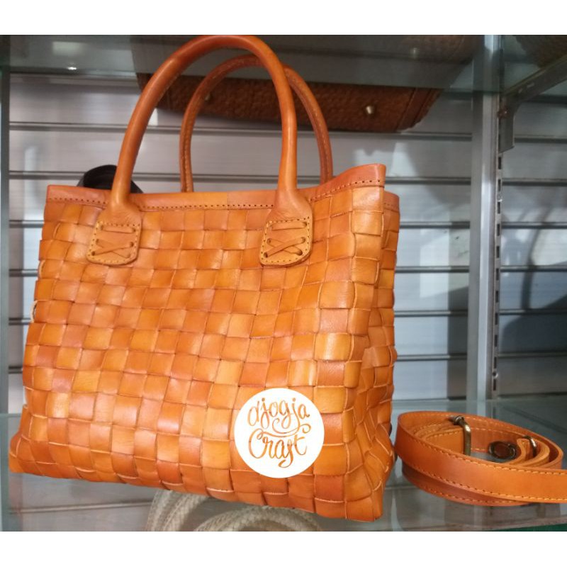 Tas Kulit WB Anyam Mini