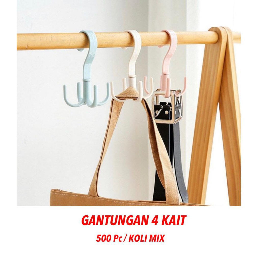 GANTUNGAN 4 KAIT SERBAGUNA / GANTUNGAN PUTAR 360 DERAJAT°