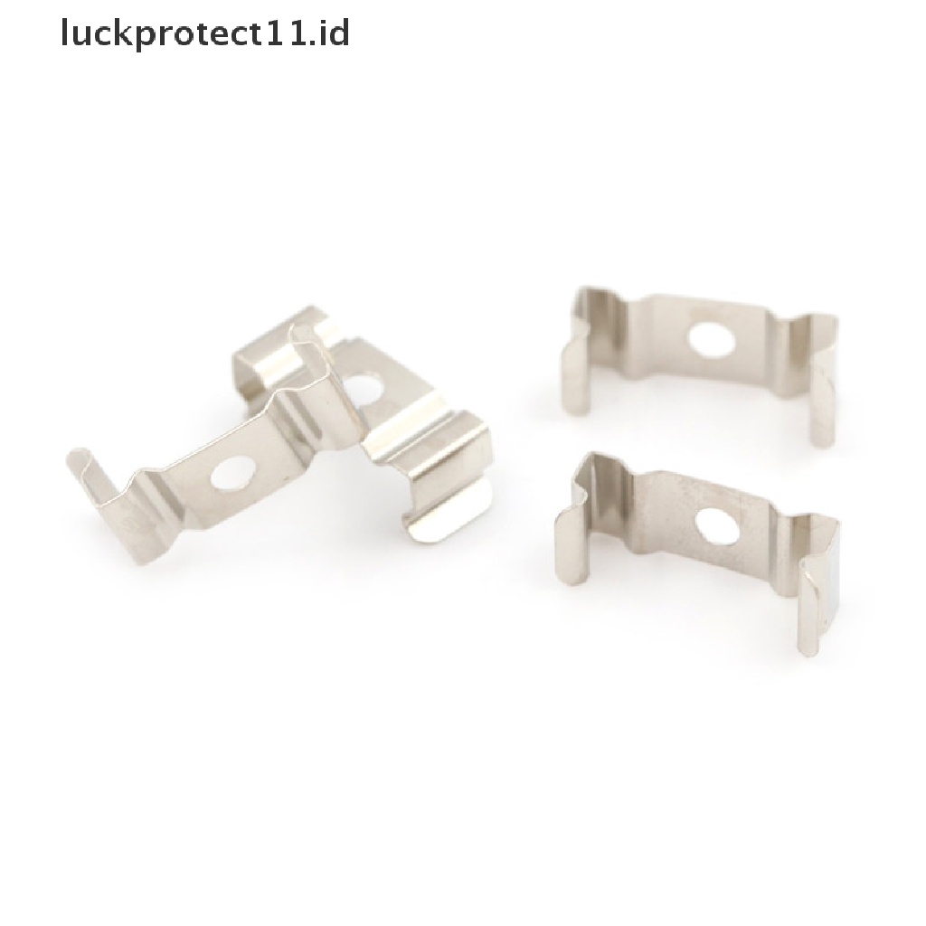 //HG&amp;ID// 4Pcs T5 Fluorescent Tube Lamp Holder Bracket Clips Socket Silver .