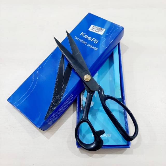 

Gunting Potong Bahan Kain KeeRi 9" Inch Tailoring Shears